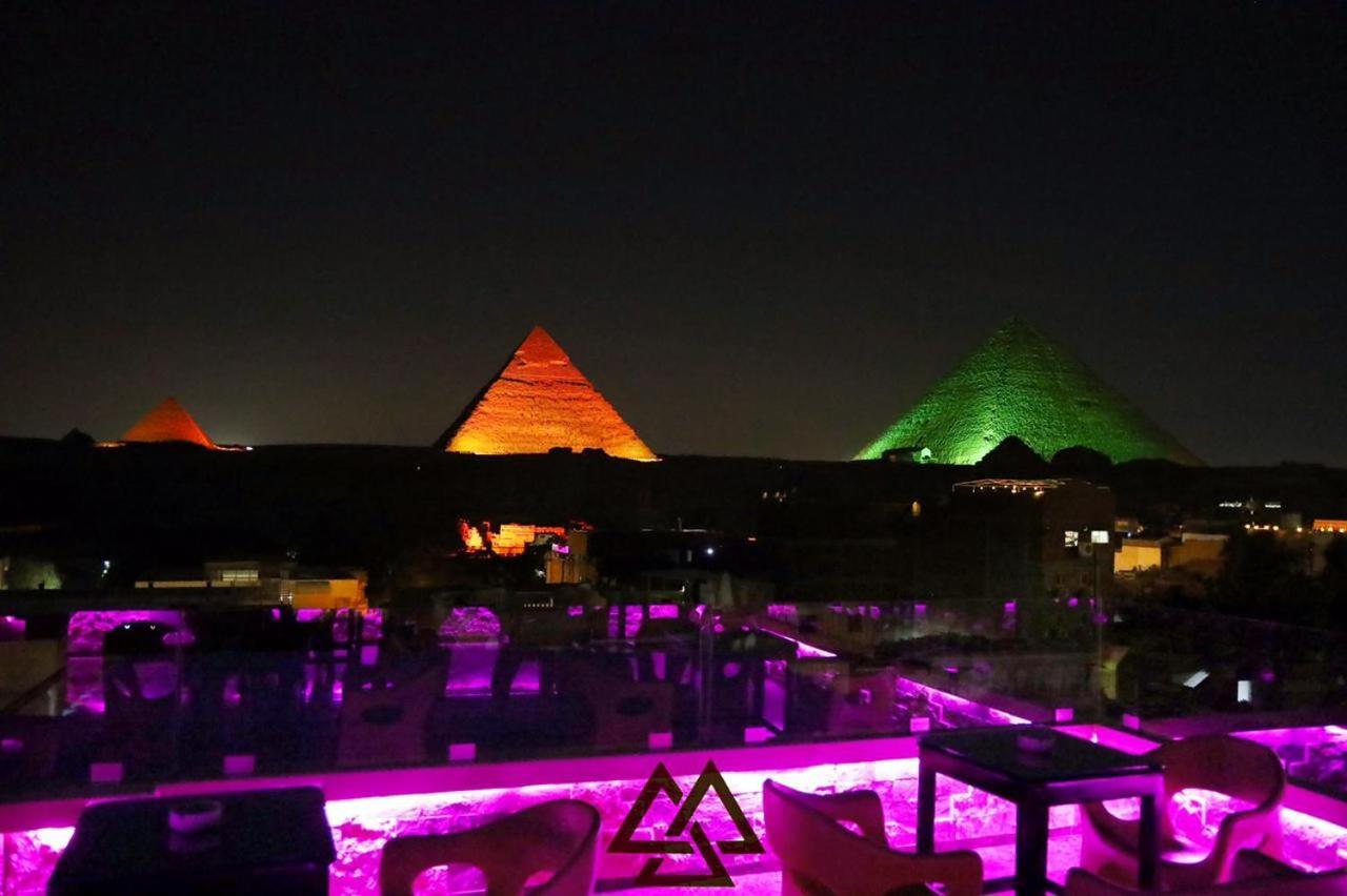 Moses Pyramids Inn Kafret el-Gabal Exterior foto